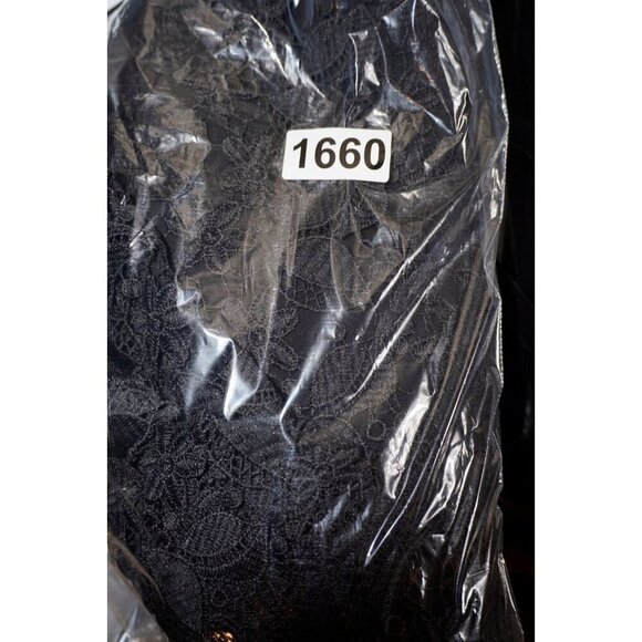 Lauren Ralph Lauren Black Lace Overlay Dress – Size 14 - Picture 10 of 10